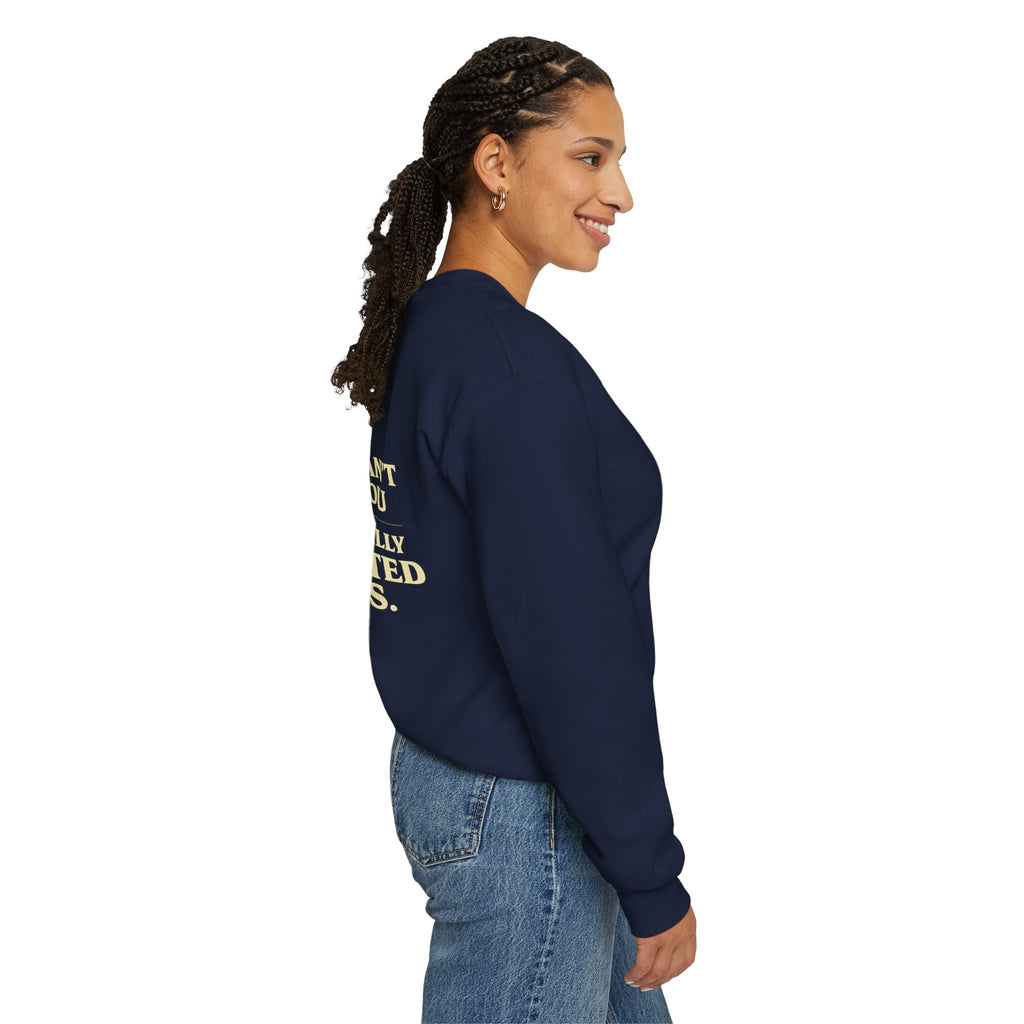 A CONDOM CAN’T PROTECT YOU From Spiritually Transmitted Demons™ | Premium Heavyweight Christian Streetwear crewneck
