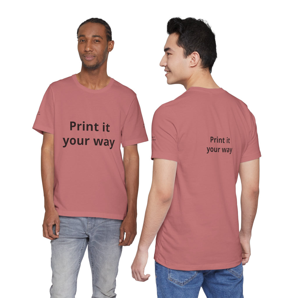 Unisex Jersey Short Sleeve Tee