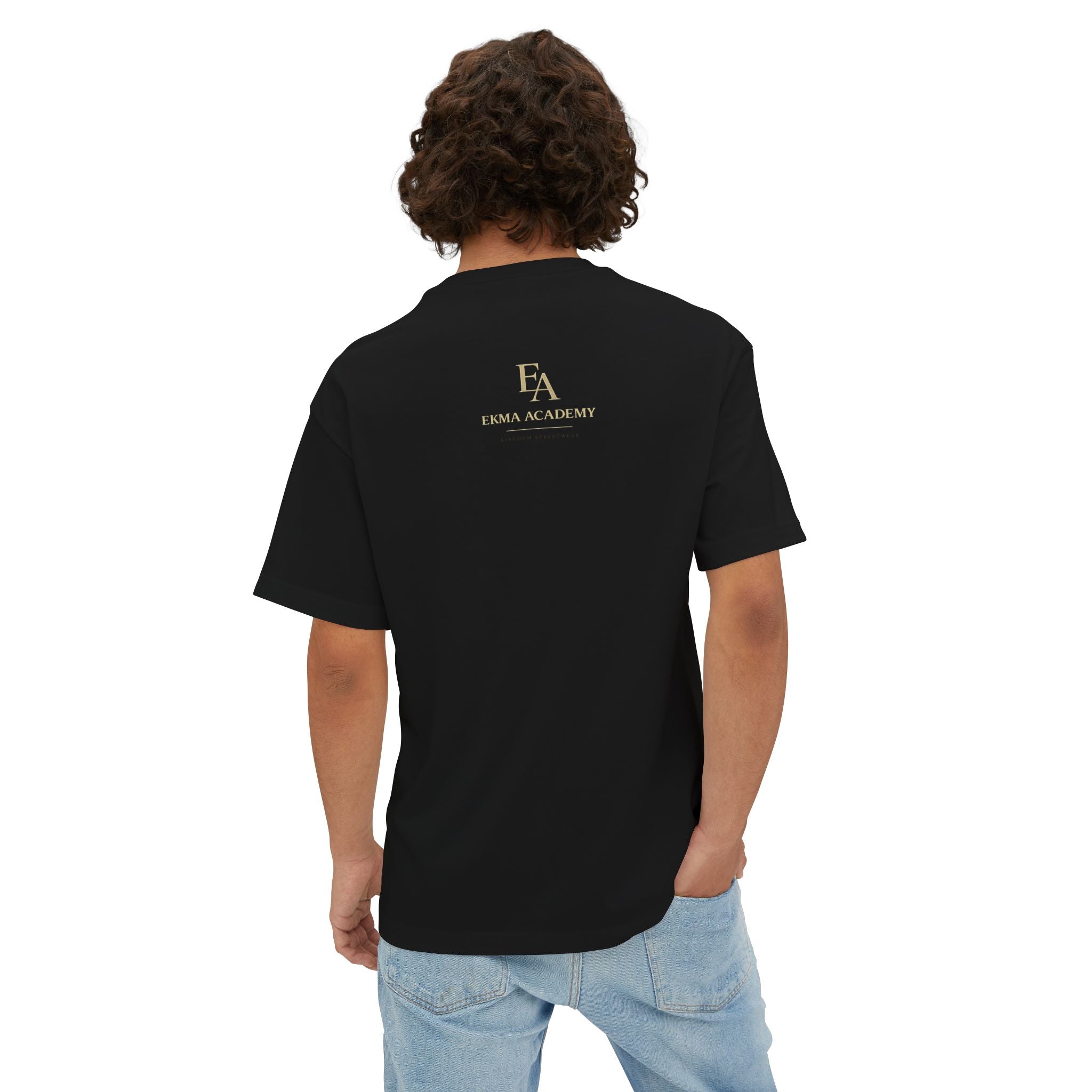 DISCERNMENT OVER DESPERATION Premium Heavy Oversized Christian Tee | EKMA Academy Kingdom Streetwear