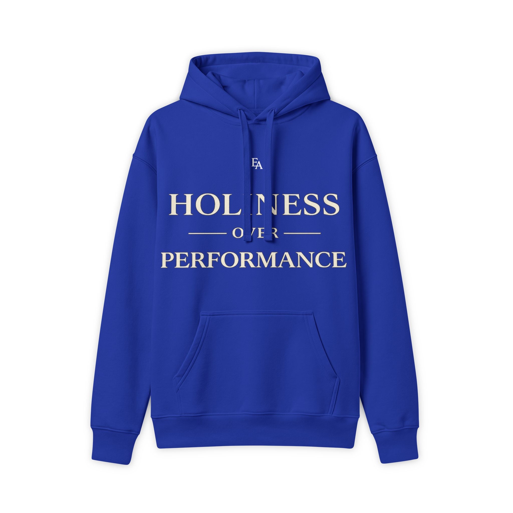 HOLINESS OVER PERFORMANCE – Unisex Premium Oversized Christian Hoodie | EKMA Collection