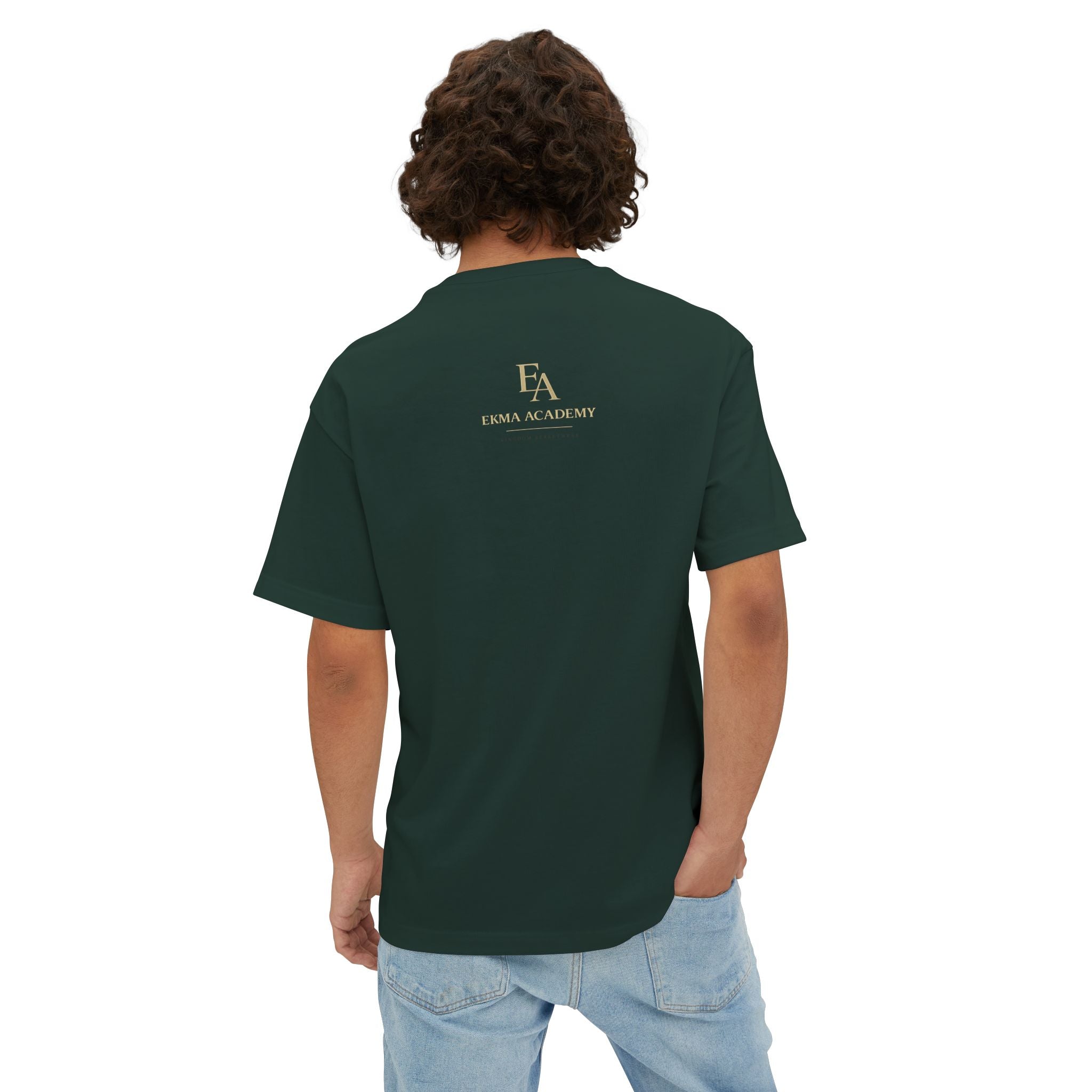 DISCERNMENT OVER DESPERATION Premium Heavy Oversized Christian Tee | EKMA Academy Kingdom Streetwear