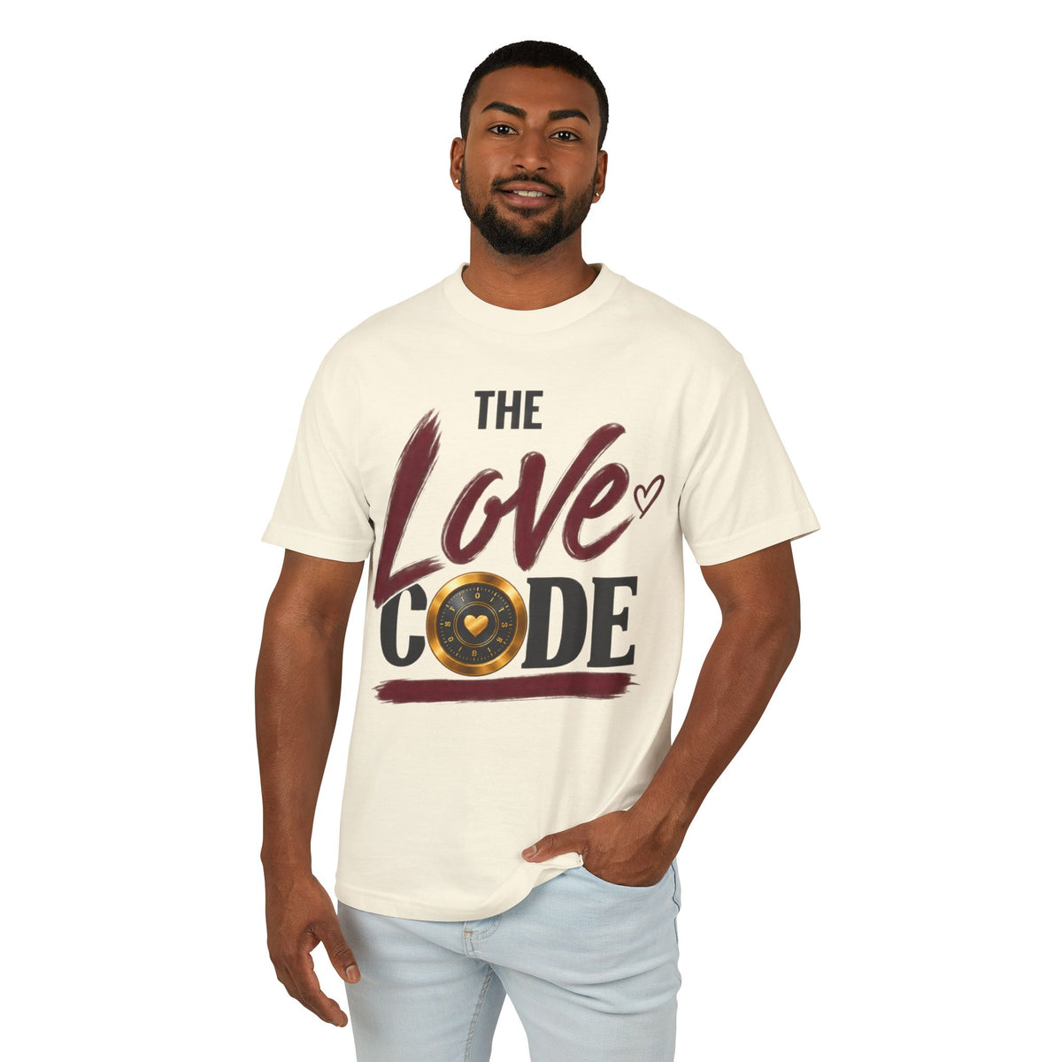 The Love Code™ Signature Tee — Real Love Builds. Heals. Lasts.