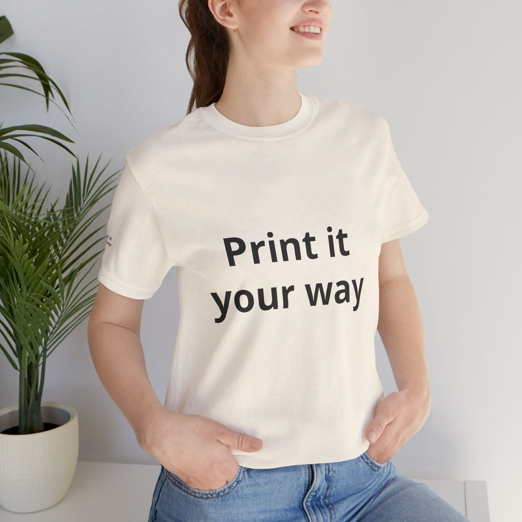 Unisex Jersey Short Sleeve Tee