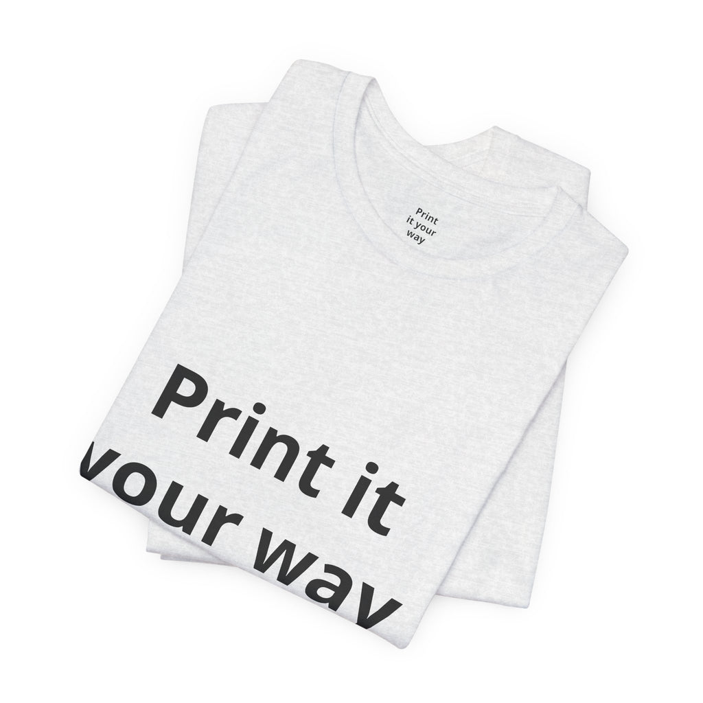 Unisex Jersey Short Sleeve Tee