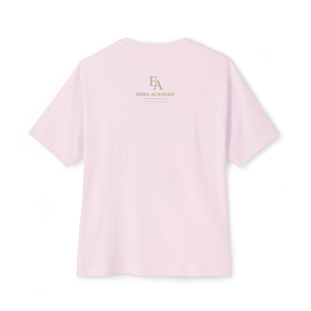 DISCERNMENT OVER DESPERATION Premium Heavy Oversized Christian Tee | EKMA Academy Kingdom Streetwear
