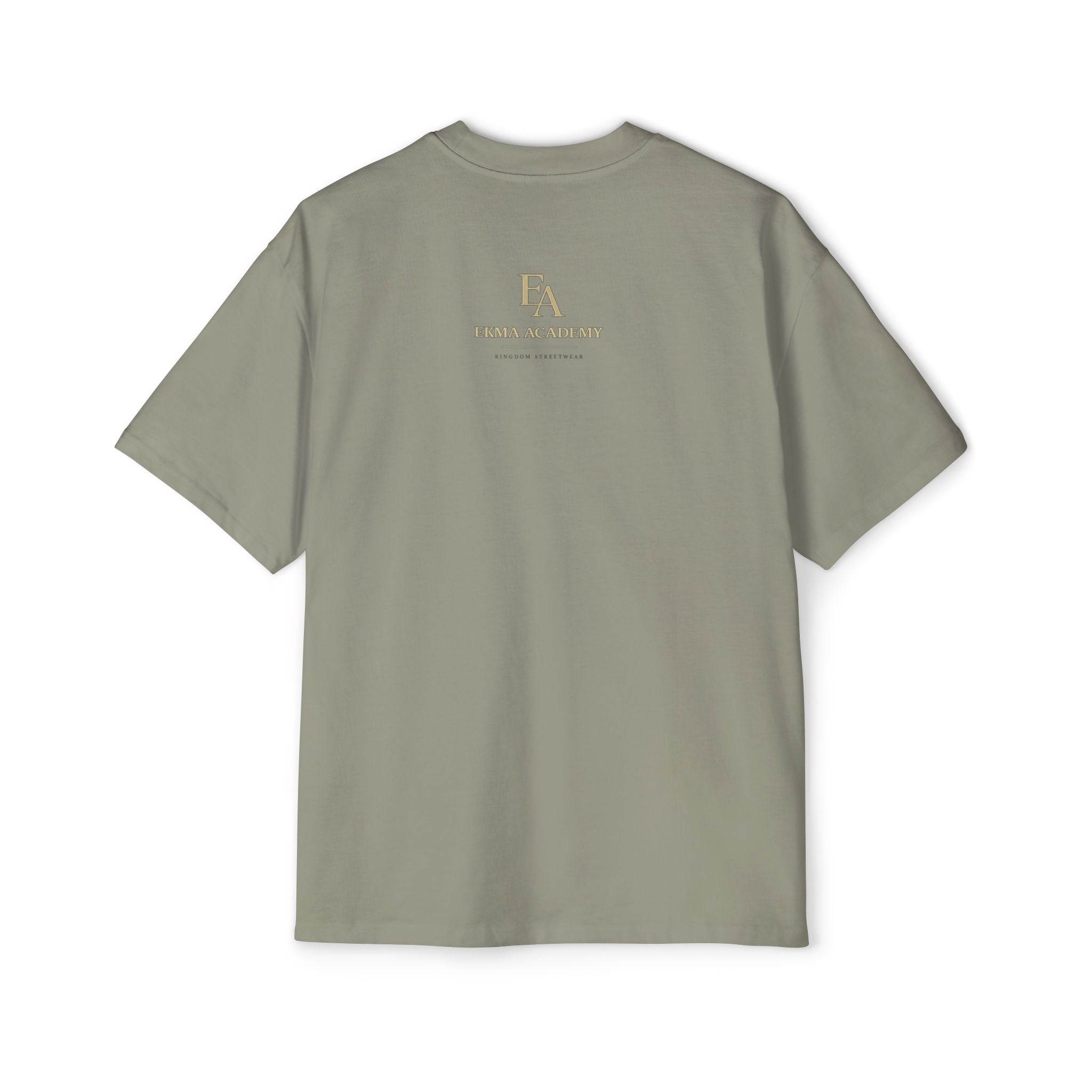 ALIGNMENT BEFORE ATTACHMENT Premium Heavy Oversized Christian Tee | EKMA Academy Kingdom Streetwear