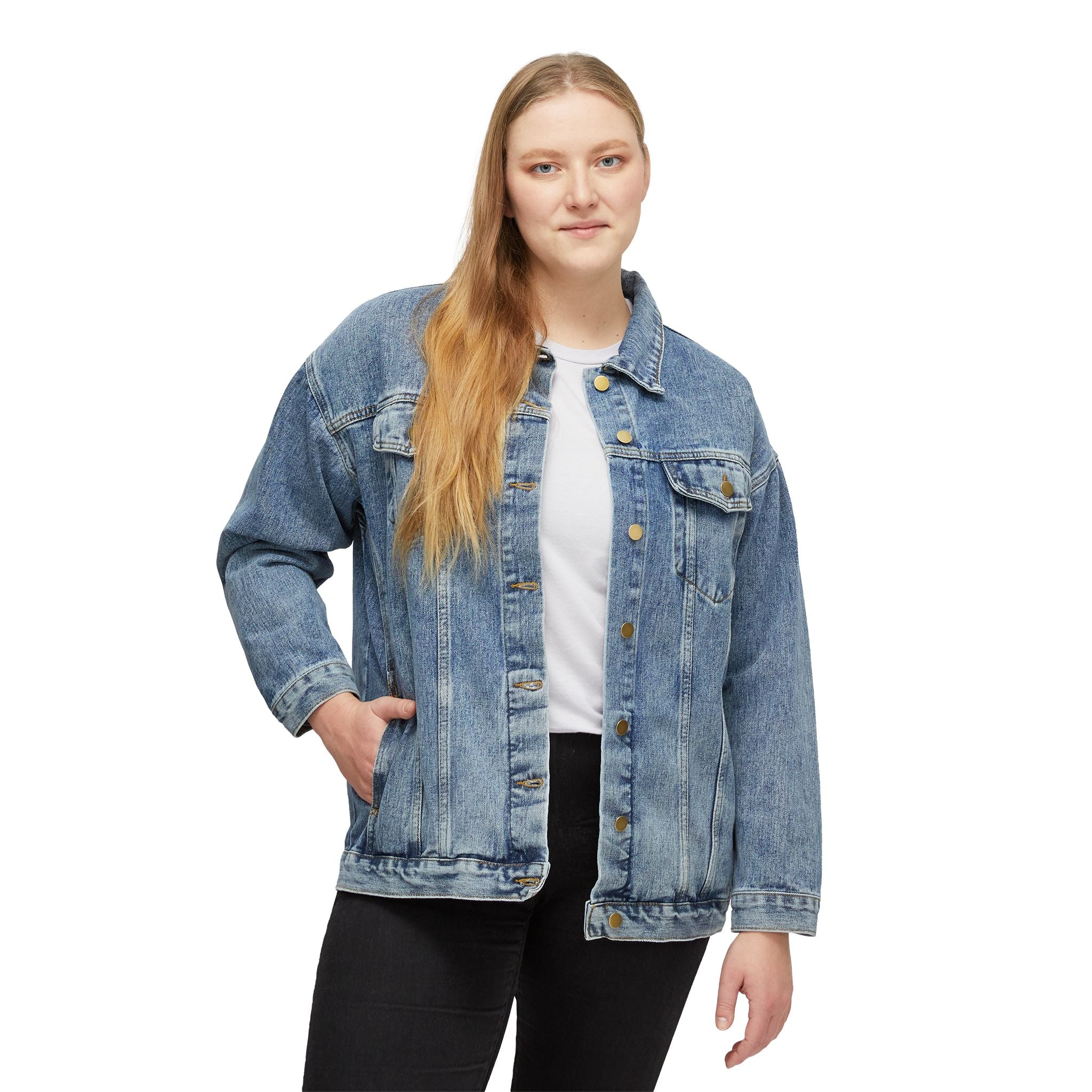 A HEALED WOMAN STOPS TOLERATING CONFUSION | Women’s Premium Denim Jacket | EKMA Academy Kingdom Streetwear