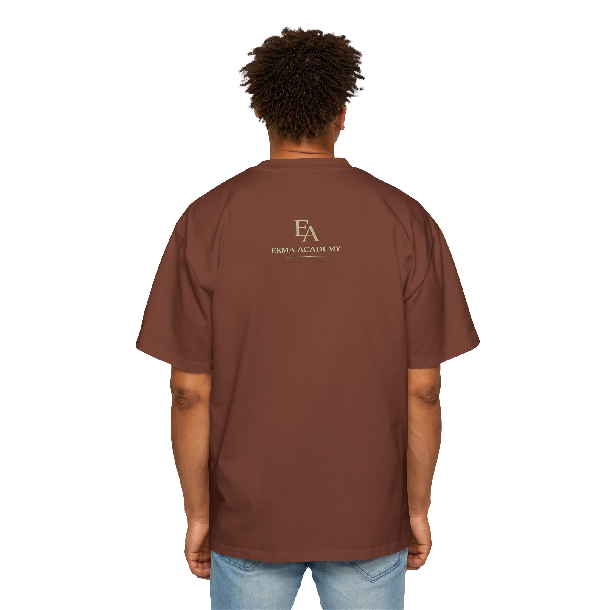 ALIGNMENT BEFORE ATTACHMENT Premium Heavy Oversized Christian Tee | EKMA Academy Kingdom Streetwear