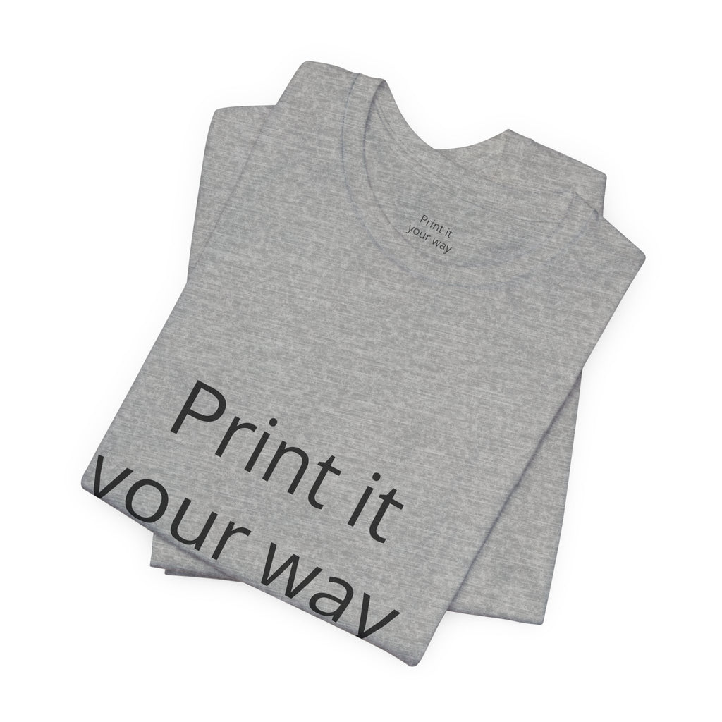 Unisex Jersey Short Sleeve Tee