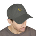 EA Monogram Embroidery Unisex Dad Hat | Premium Kingdom Streetwear Cap | EKMA Collection