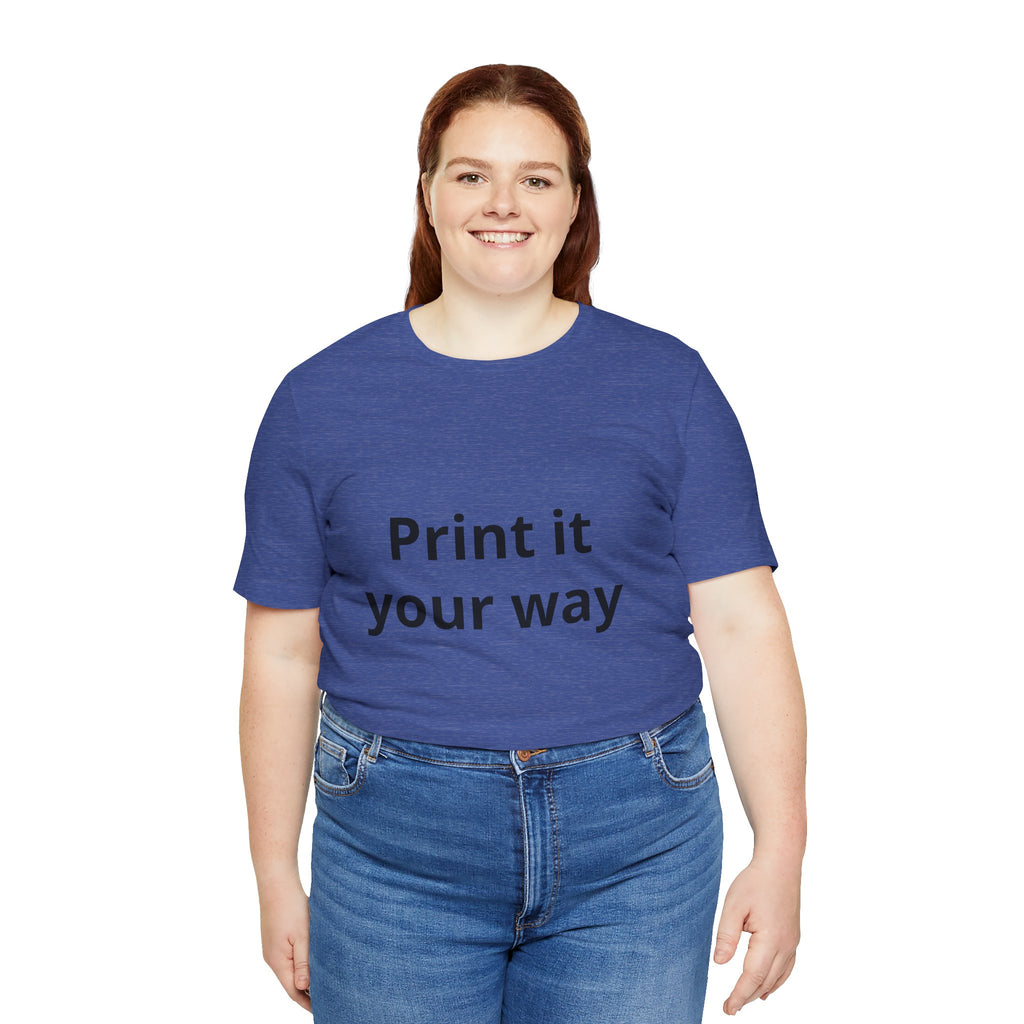 Unisex Jersey Short Sleeve Tee
