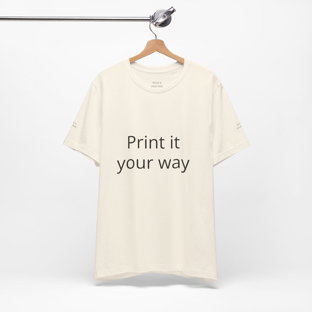 Unisex Jersey Short Sleeve Tee