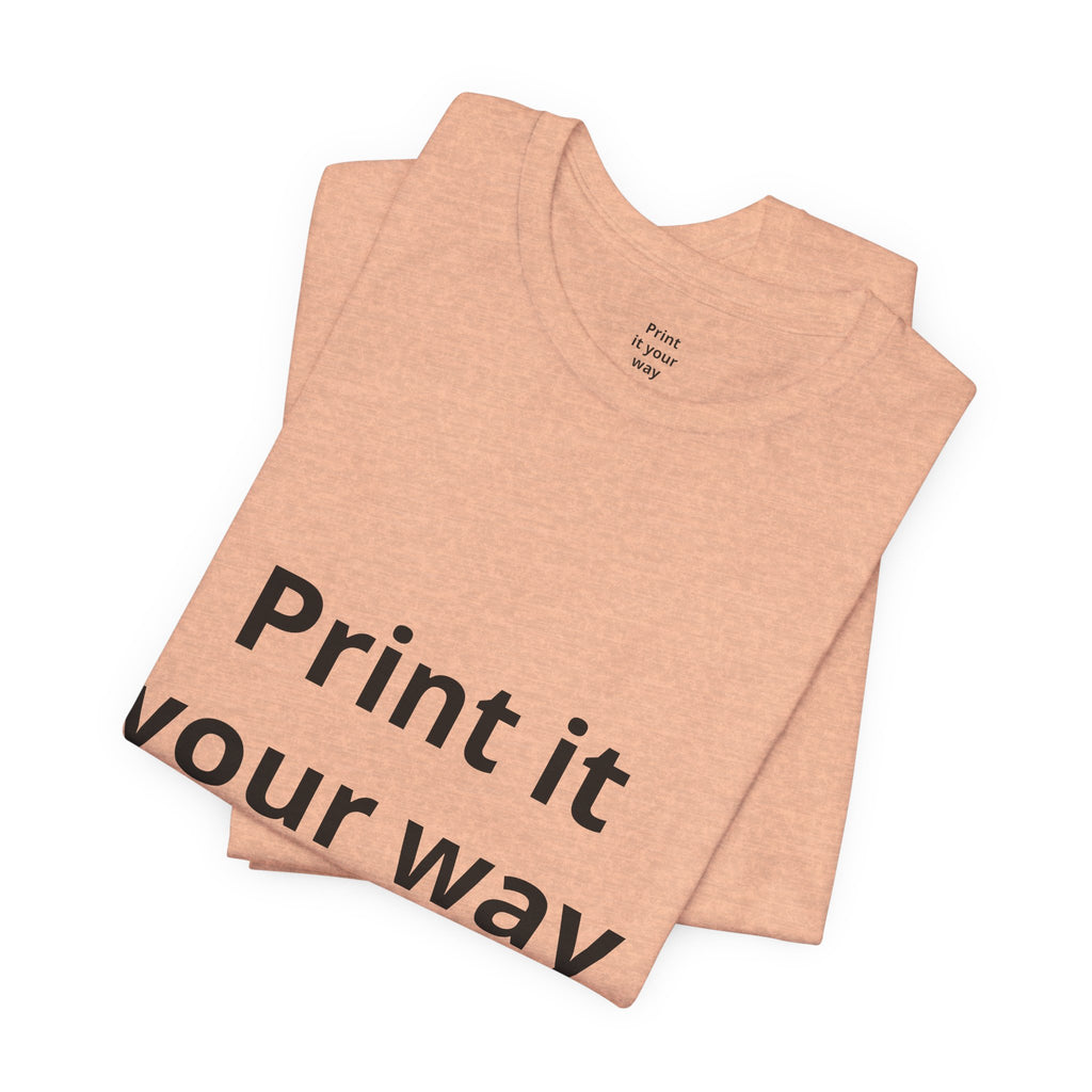 Unisex Jersey Short Sleeve Tee