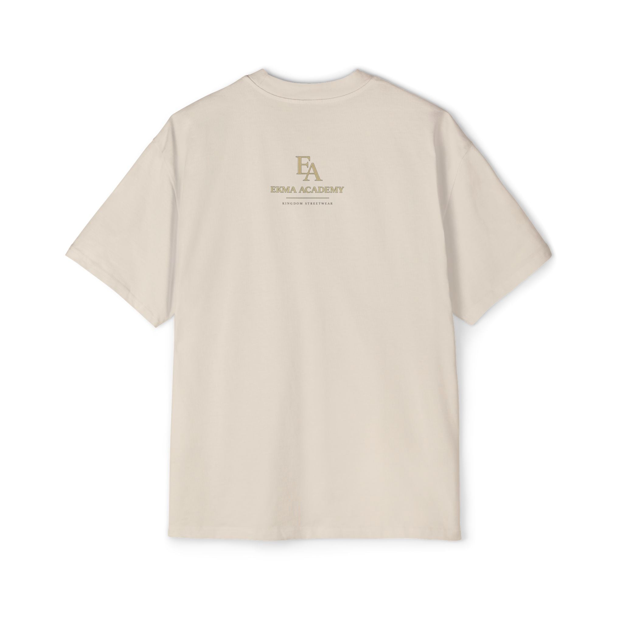 ALIGNMENT BEFORE ATTACHMENT Premium Heavy Oversized Christian Tee | EKMA Academy Kingdom Streetwear