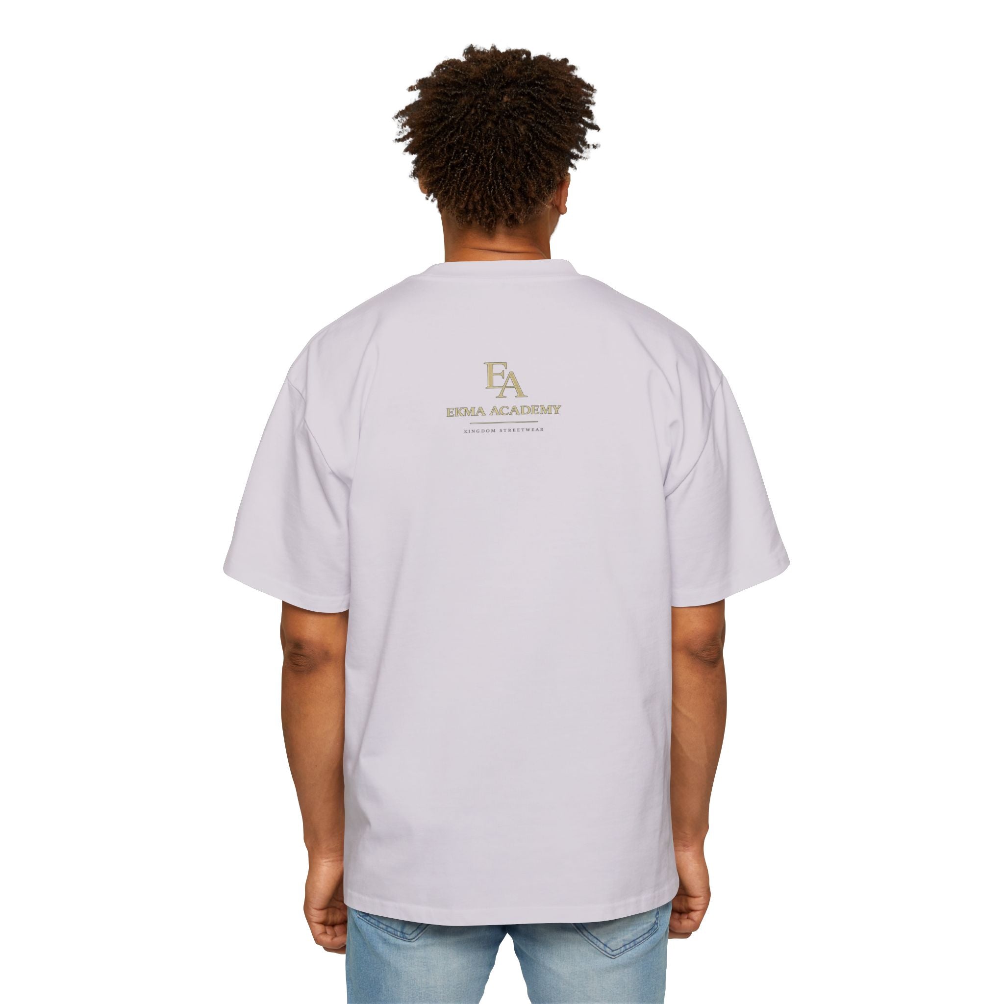 ALIGNMENT BEFORE ATTACHMENT Premium Heavy Oversized Christian Tee | EKMA Academy Kingdom Streetwear