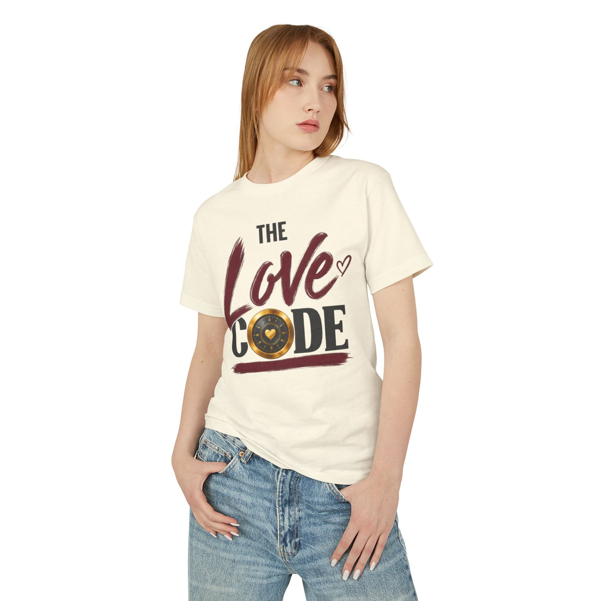 The Love Code™ Signature Tee — Real Love Builds. Heals. Lasts.