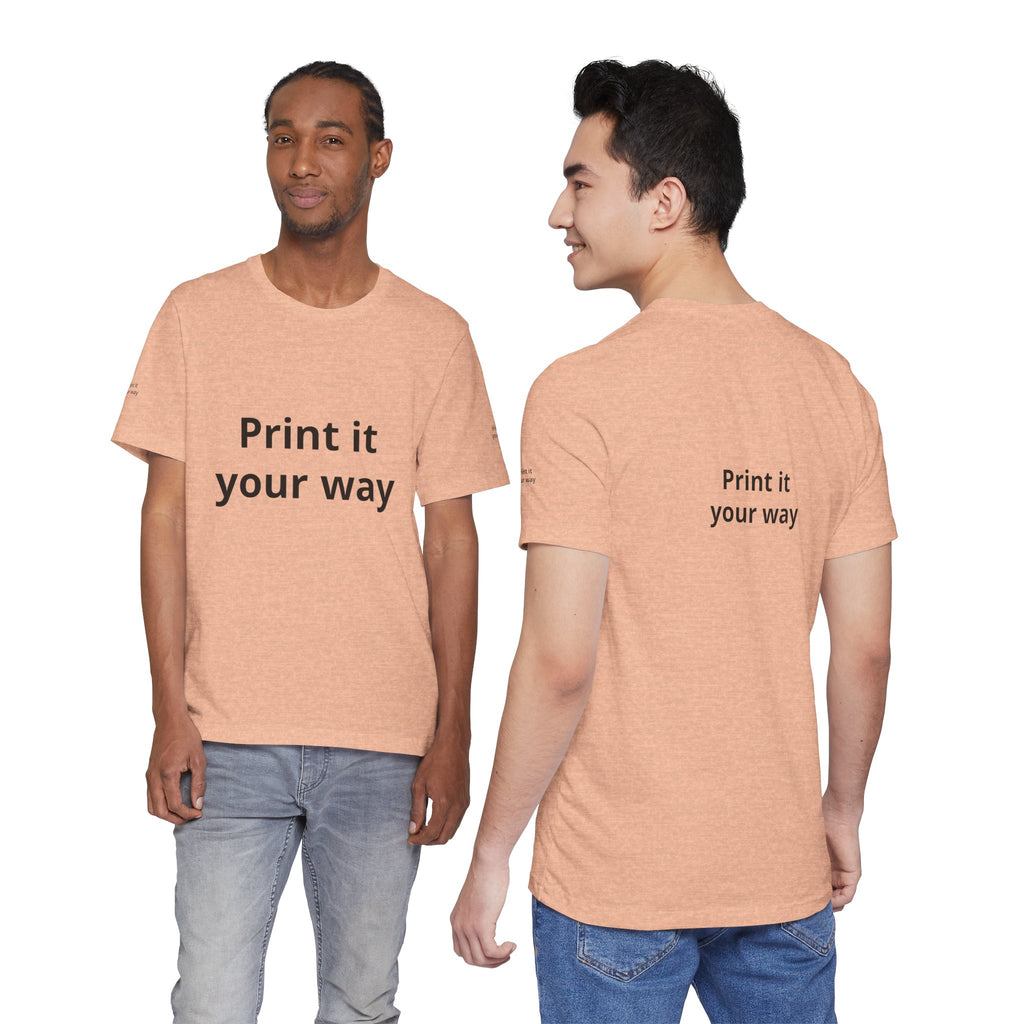 Unisex Jersey Short Sleeve Tee