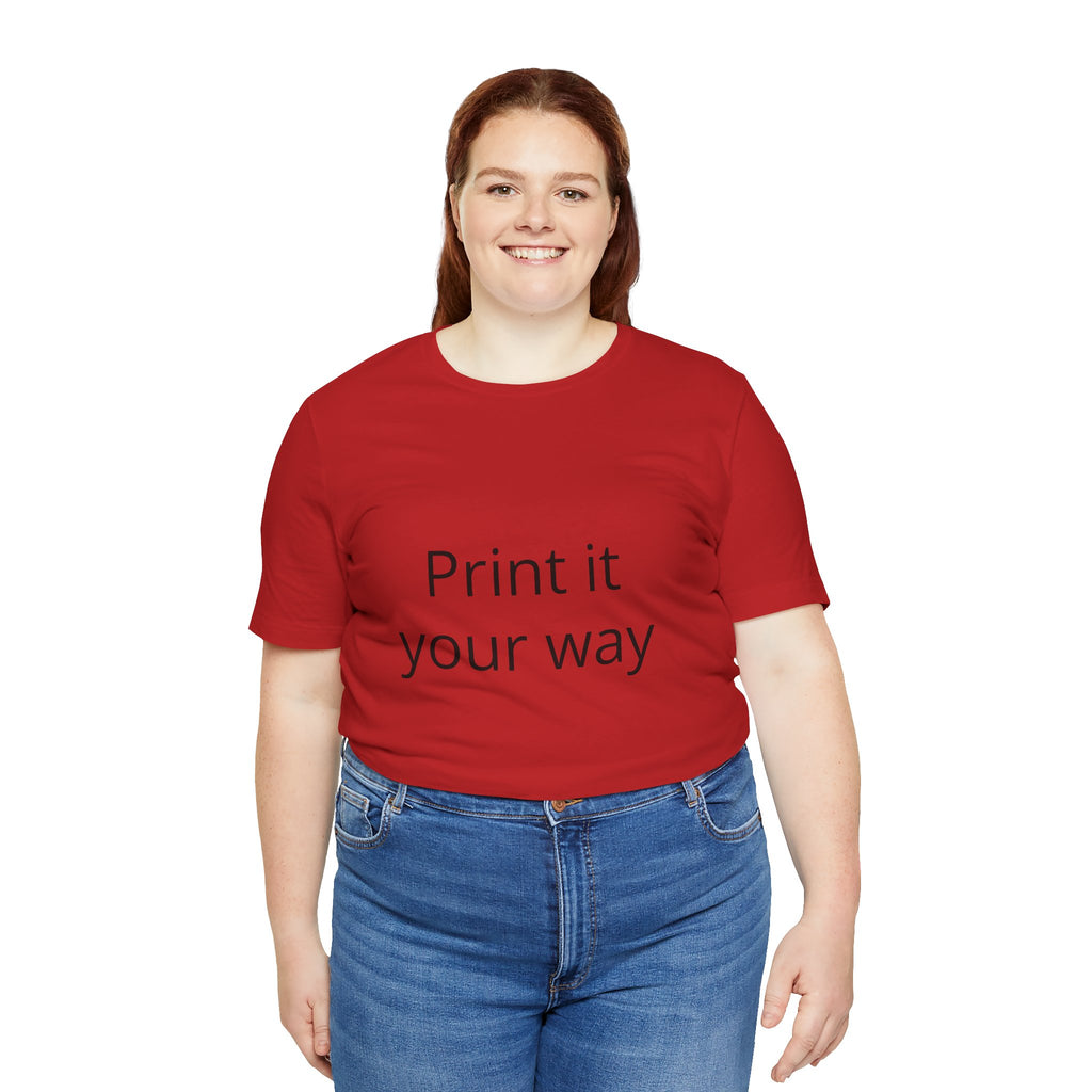 Unisex Jersey Short Sleeve Tee