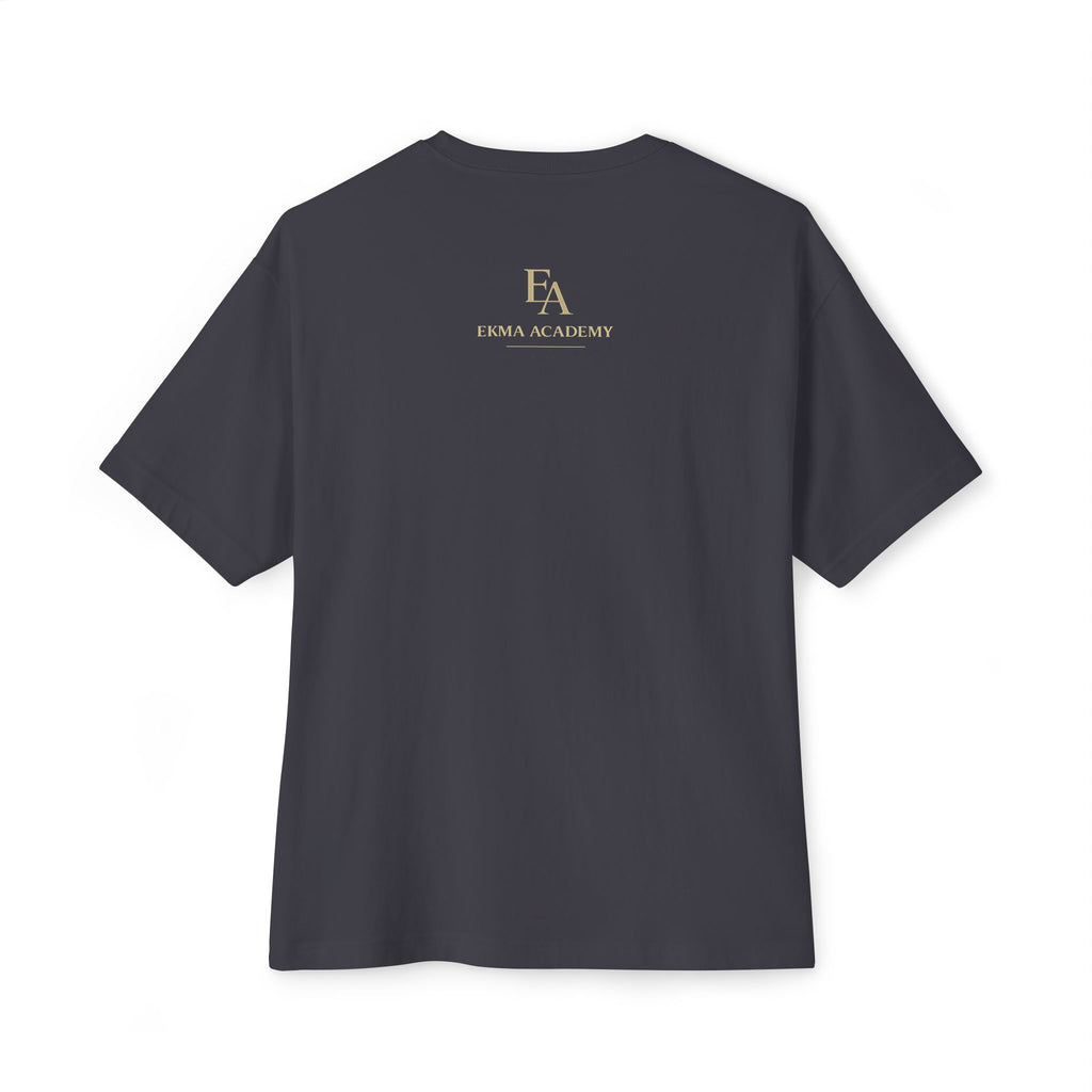 DISCERNMENT OVER DESPERATION Premium Heavy Oversized Christian Tee | EKMA Academy Kingdom Streetwear