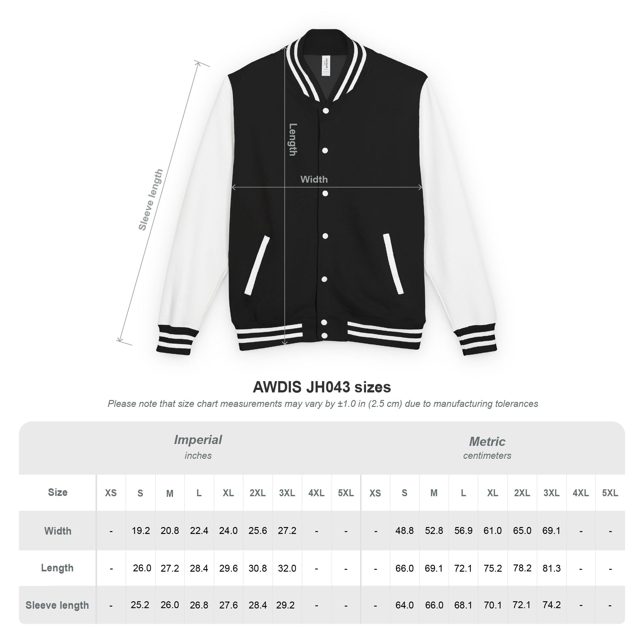 Discernment Over Desperation – Unisex Heavyweight Letterman Jacket | EKMA Academy Kingdom Streetwear