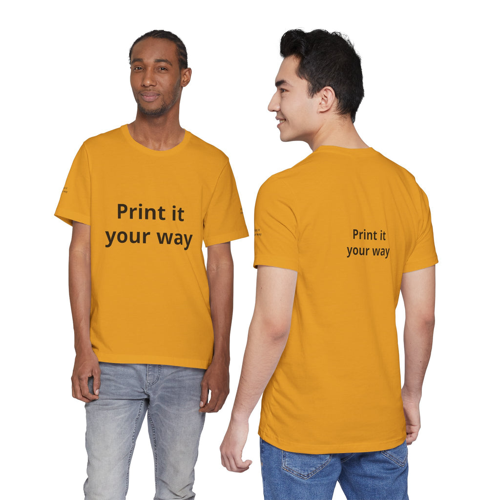 Unisex Jersey Short Sleeve Tee