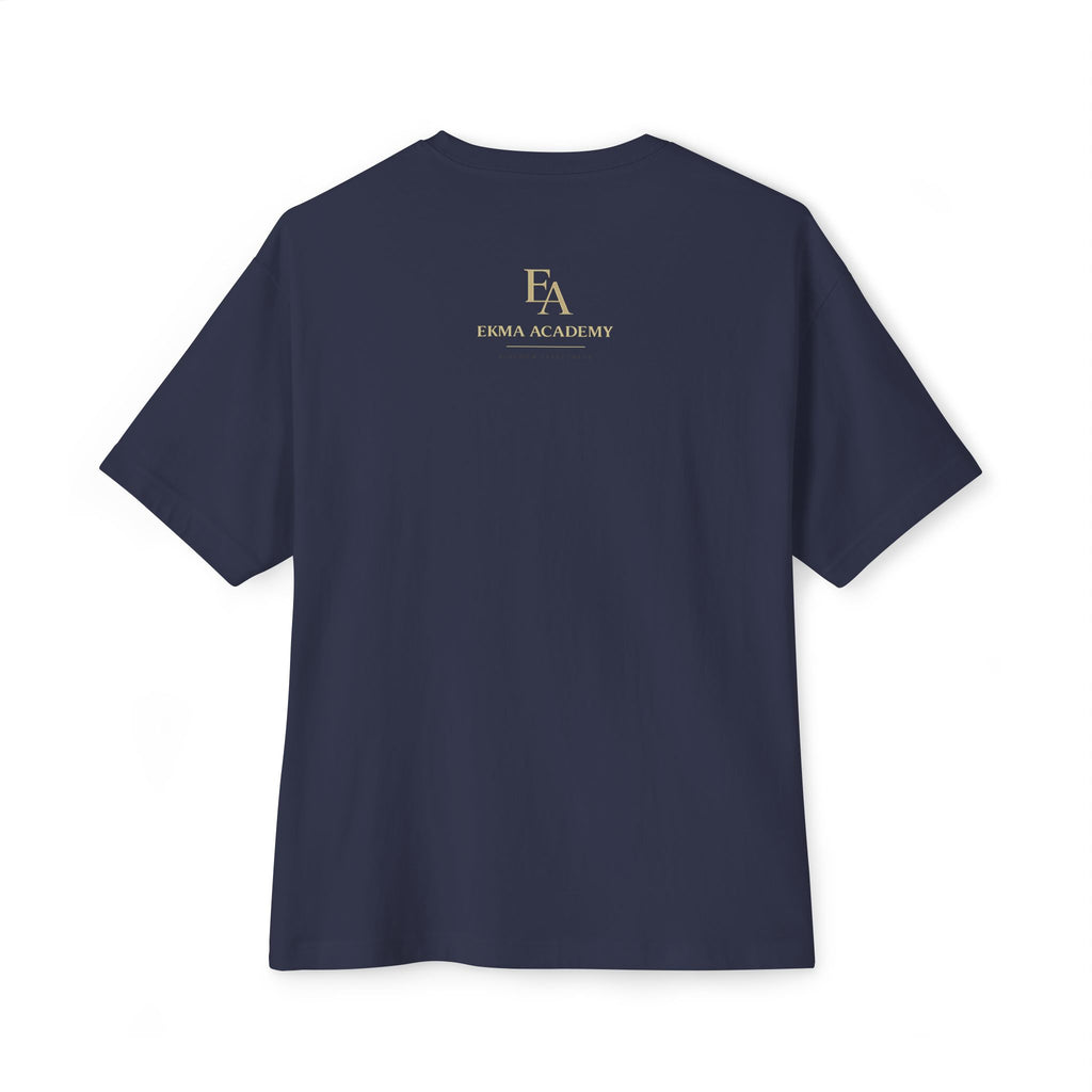 DISCERNMENT OVER DESPERATION Premium Heavy Oversized Christian Tee | EKMA Academy Kingdom Streetwear