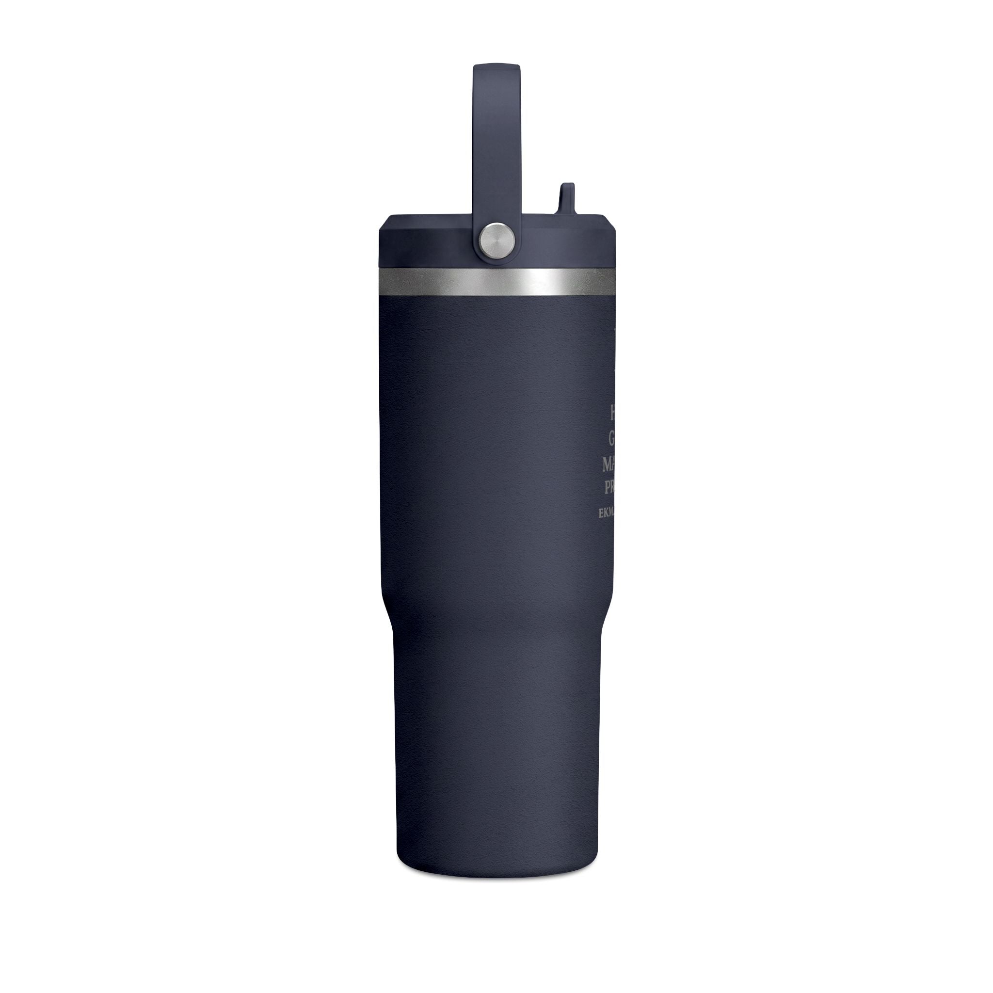 HEAL. GROW. MATURE. PREPARE. Insulated Travel Tumbler with Straw | EKMA Academy