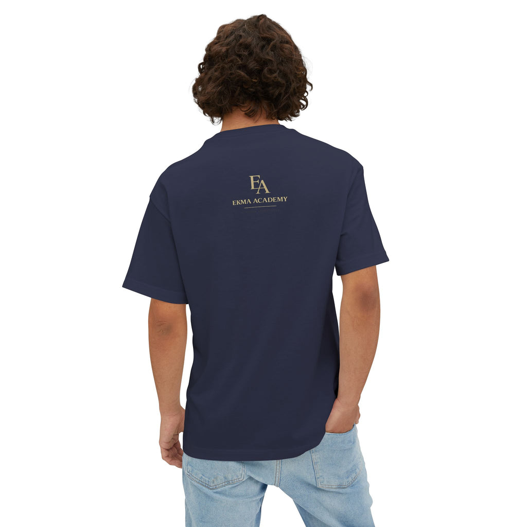 DISCERNMENT OVER DESPERATION Premium Heavy Oversized Christian Tee | EKMA Academy Kingdom Streetwear
