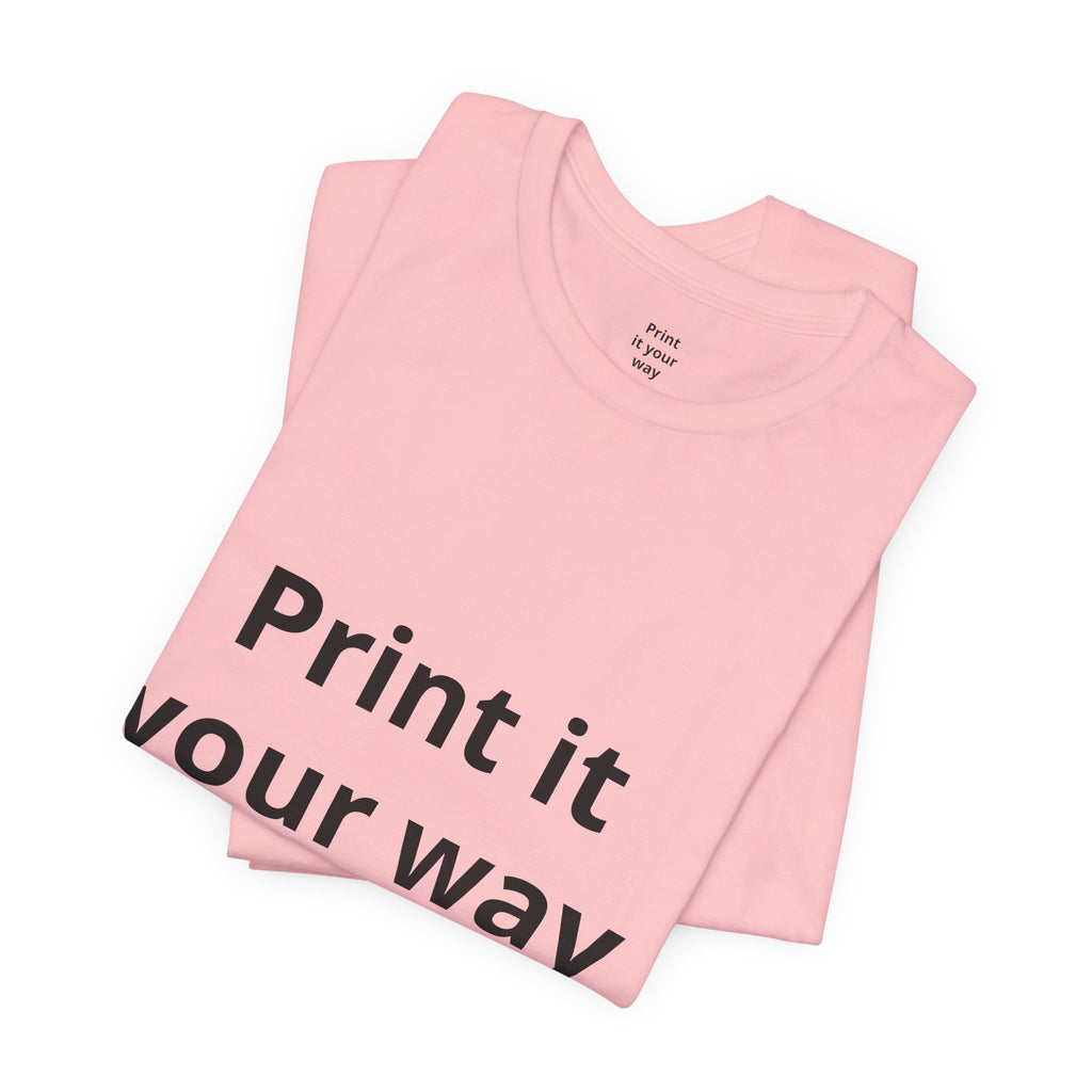 Unisex Jersey Short Sleeve Tee