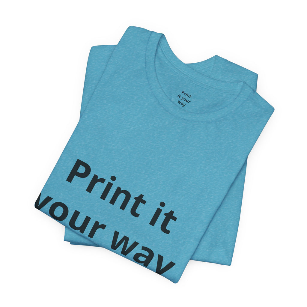 Unisex Jersey Short Sleeve Tee