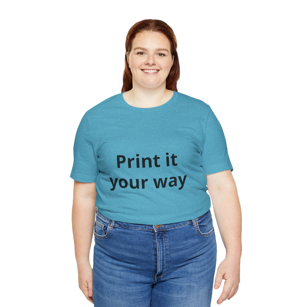 Unisex Jersey Short Sleeve Tee