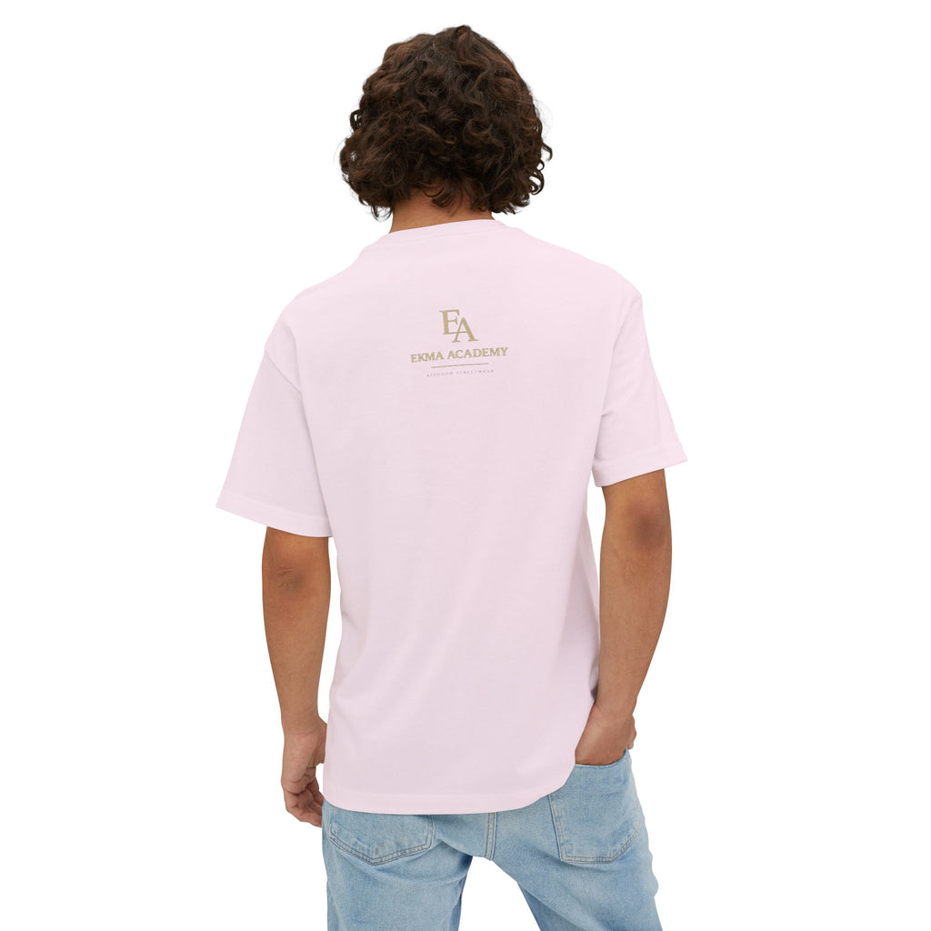 DISCERNMENT OVER DESPERATION Premium Heavy Oversized Christian Tee | EKMA Academy Kingdom Streetwear