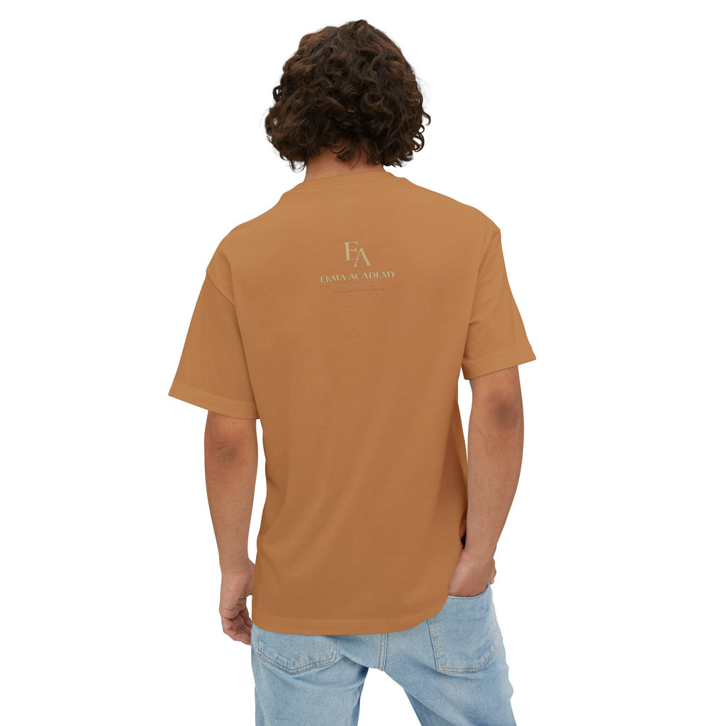 DISCERNMENT OVER DESPERATION Premium Heavy Oversized Christian Tee | EKMA Academy Kingdom Streetwear