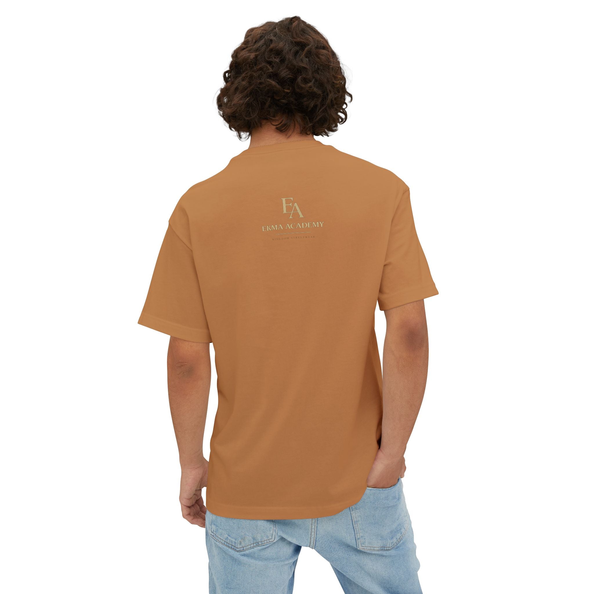 DISCERNMENT OVER DESPERATION Premium Heavy Oversized Christian Tee | EKMA Academy Kingdom Streetwear