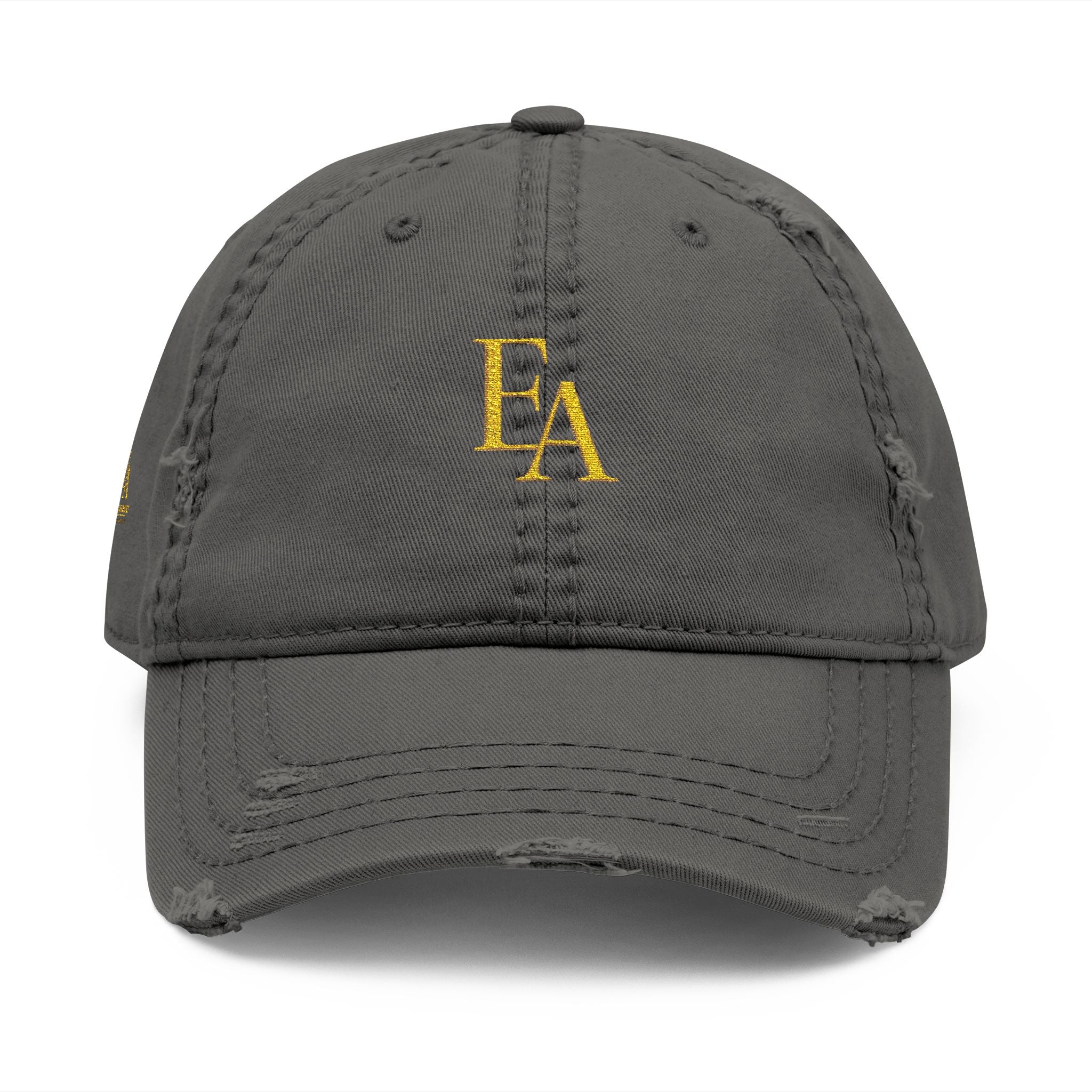 EA Monogram Embroidery Unisex Dad Hat | Premium Kingdom Streetwear Cap | EKMA Collection