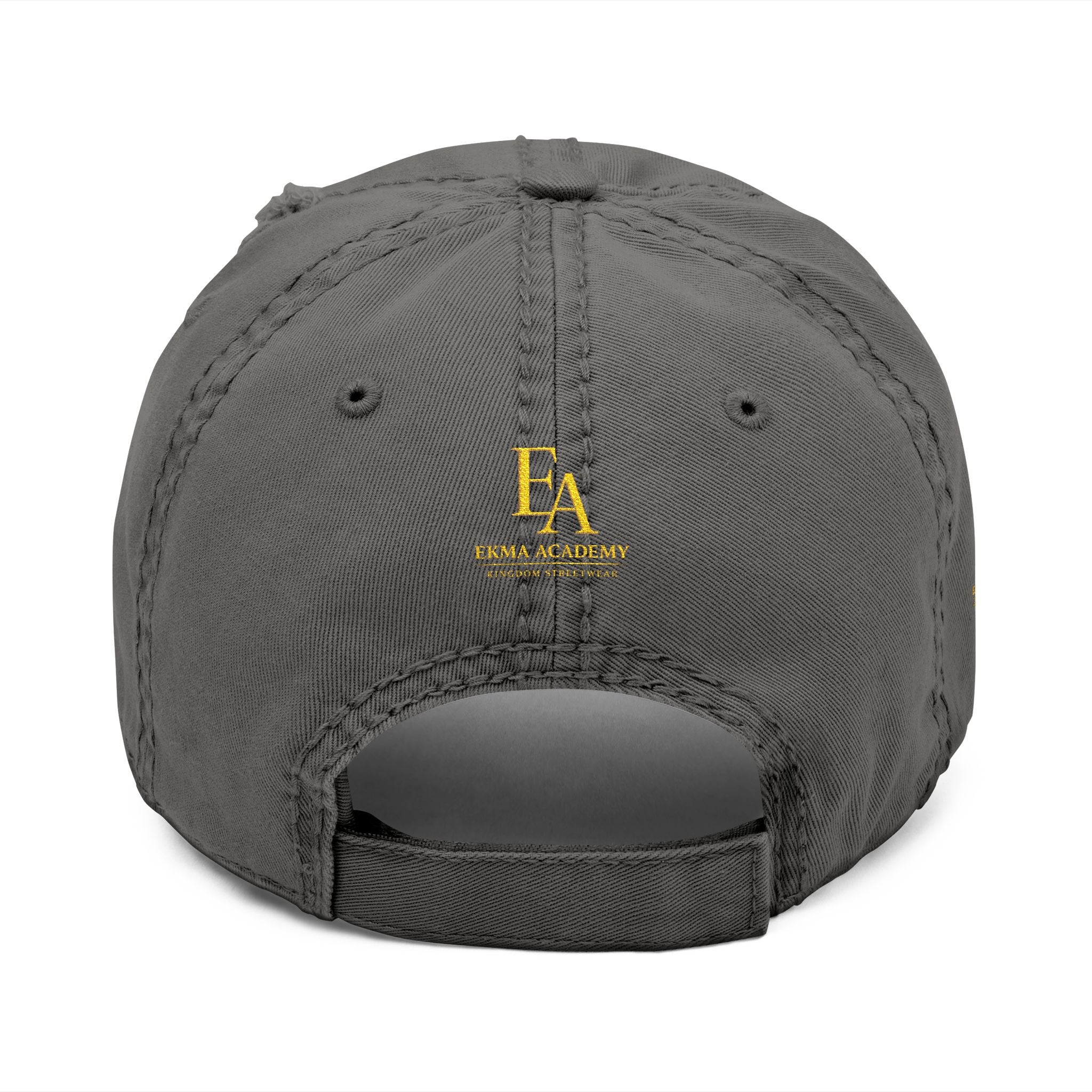 EA Monogram Embroidery Unisex Dad Hat | Premium Kingdom Streetwear Cap | EKMA Collection