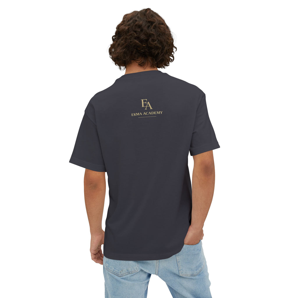 DISCERNMENT OVER DESPERATION Premium Heavy Oversized Christian Tee | EKMA Academy Kingdom Streetwear