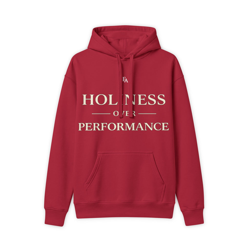 HOLINESS OVER PERFORMANCE – Unisex Premium Oversized Christian Hoodie | EKMA Collection